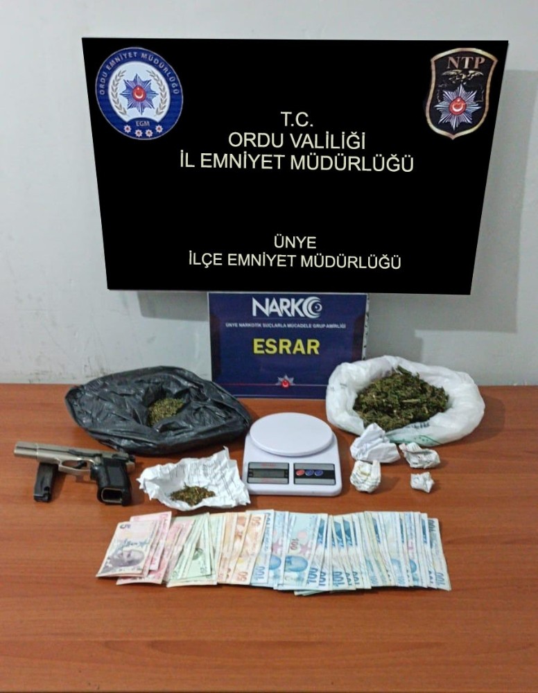 Ordu’da uyuşturucu operasyonu: 2 gözaltı