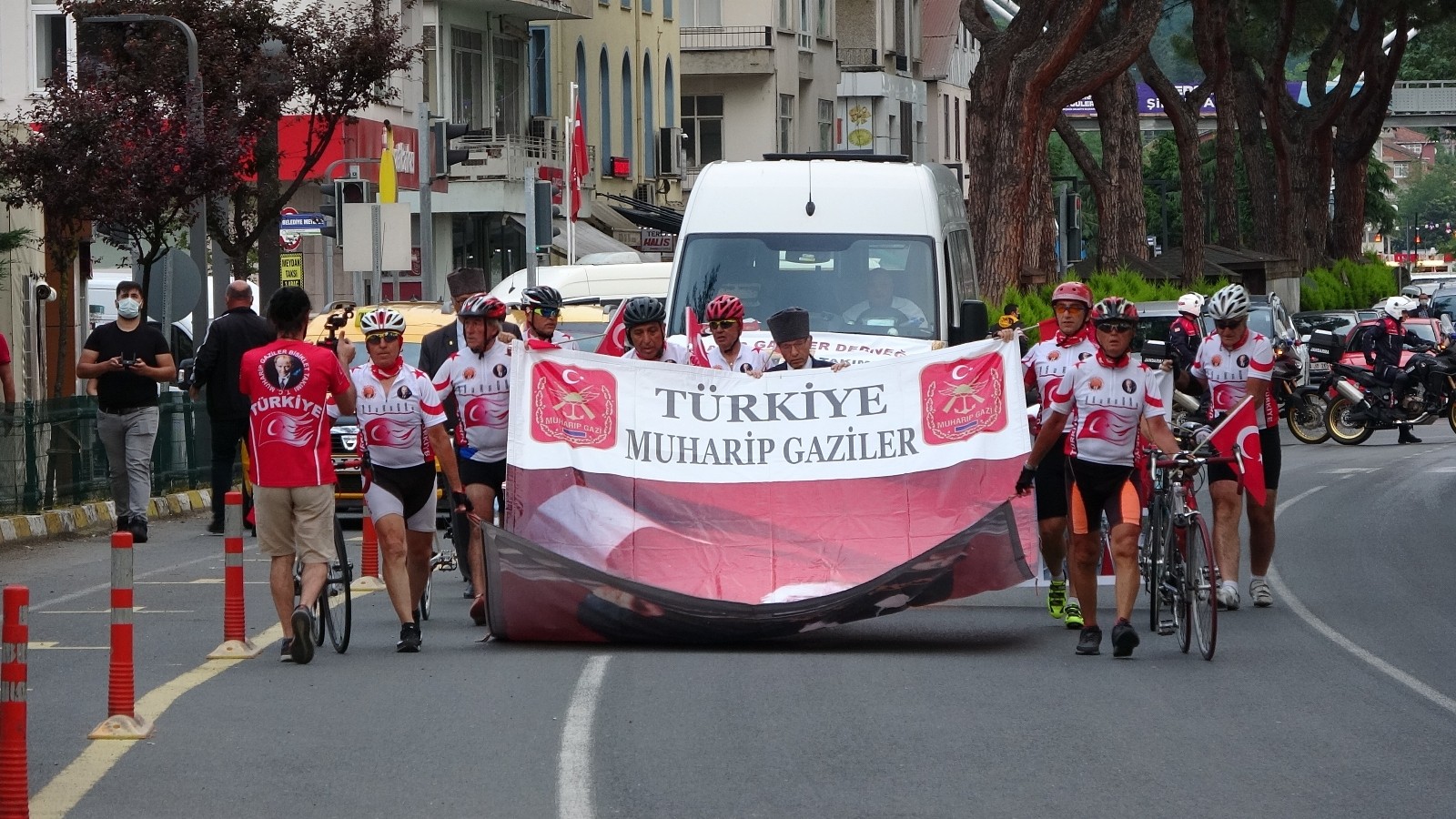 Kıbrıs Gazisi anısına düzenlenen 861 kilometrelik bisiklet turu Ordu’da sonlandı