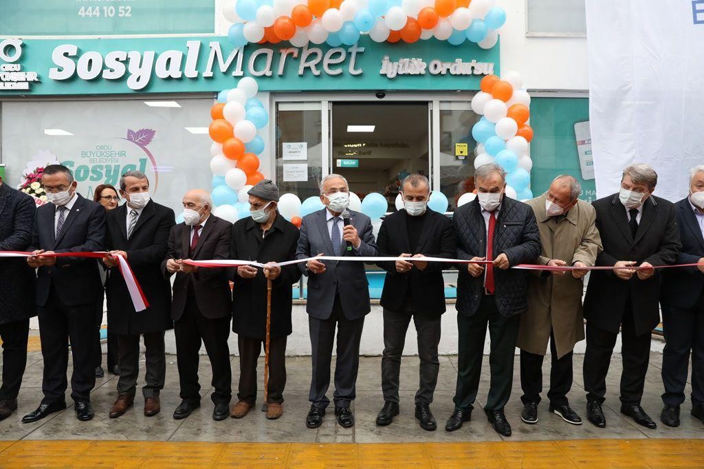 Ordu’da sosyal market açıldı